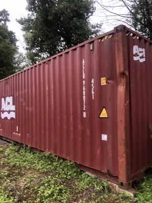 40′ High Cube Sea Container Box 9′ 6″ Portable Storage Building