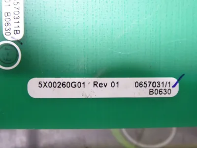 Westinghouse 5X00262G01 / 5X00261G01 Ovation Control Card 5X00260G01 Rev 01 Used