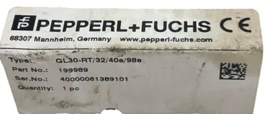 NEW PEPPERL+FUCHS 199989 PHOTOELECTRIC SLOT SENSOR GL30-RT/32/40A/98A