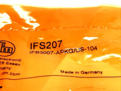 IFB3007-APKG/US-104, IFS207 | ifm IFS207 Inductive Sensor M12 IFB3007-APKG/US-104 - New