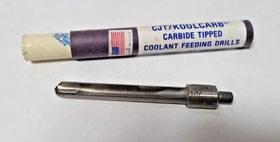 CJT KoolCarb Carbide Tipped Coolant Feeding Drill Bit .4375