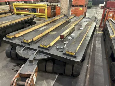 200,000 LBS x 144" x 78" HEAVY DUTY ROLLING TRANSFER CART: YOBRO #23996