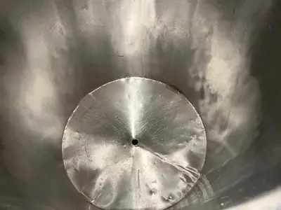 30"diameter x 36" deep stainless steel tank