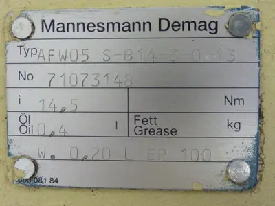 USED MANNESMANN DEMAG FG06 U1-H2-F2