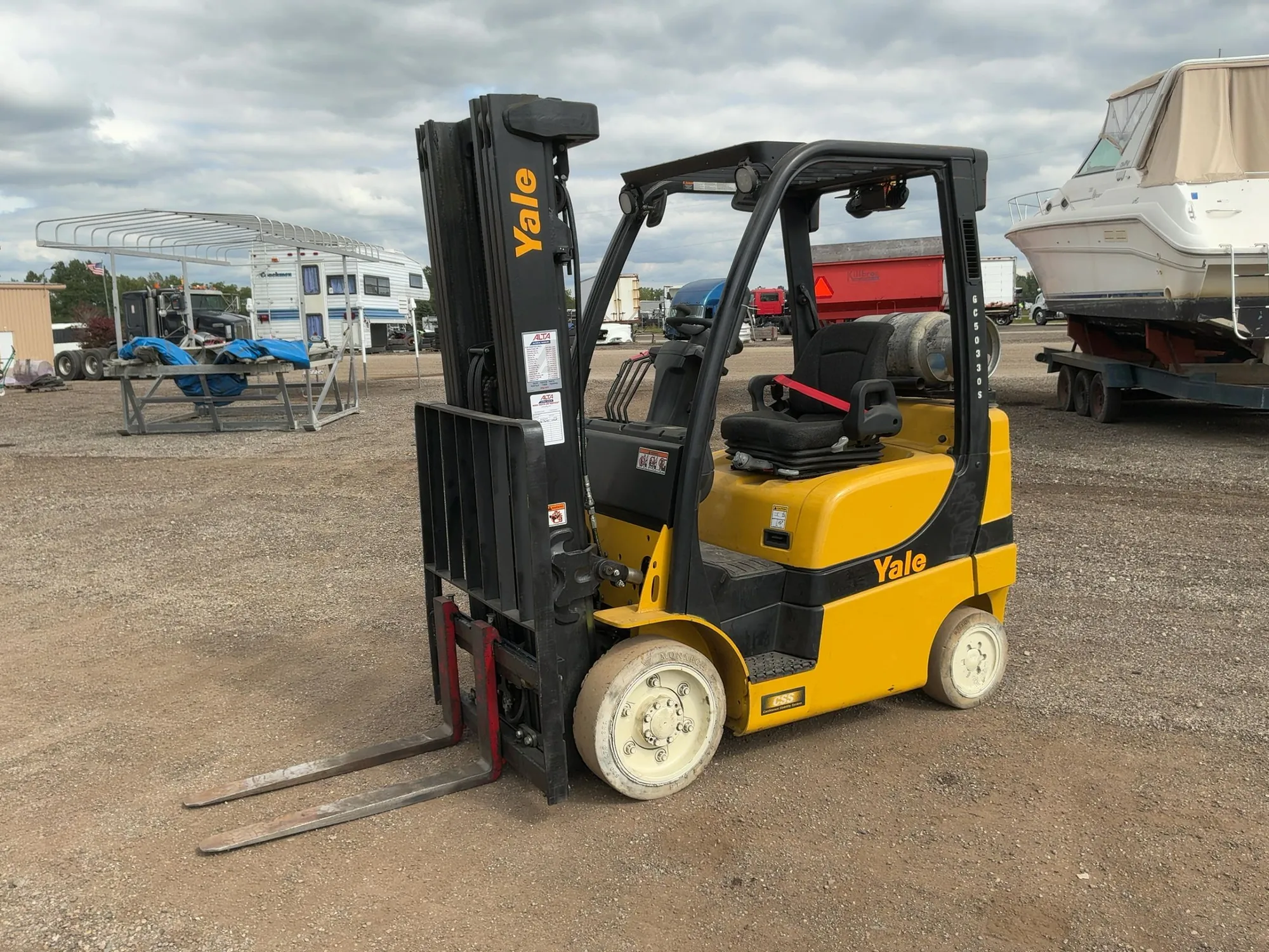 Used YALE GLC050VXN Liquid Propane Forklifts Michigan US | Miedema Asset Management Group #1477086