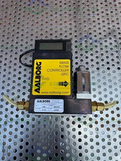 Used AALBORG GFC171 INDUSTRIAL MASS FLOW CONTROLLER GFC 0-10 LITERS / MINUTE Electronics & Components | Equipment Lab #486548