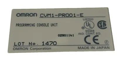 NEW OMRON CVM1-PR001-E PROGRAMMABLE CONSOLE UNITCVM1-MP201-V1 CVM1-PRS21-EV1