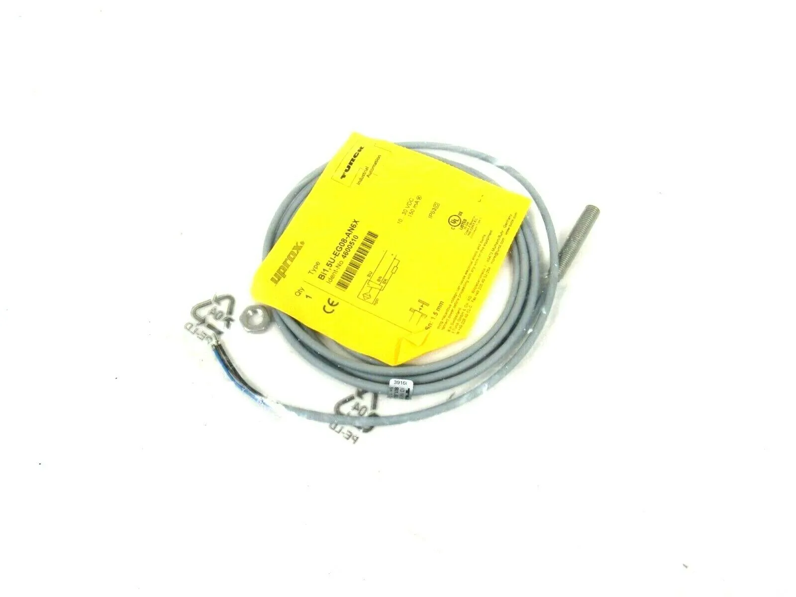 NEW TURCK 4600510 PROXIMITY SENSOR Bi1-5U-EG08-AN6X