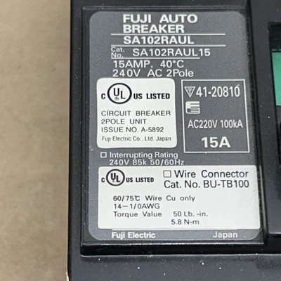 USED Fuji SA102RAUL15