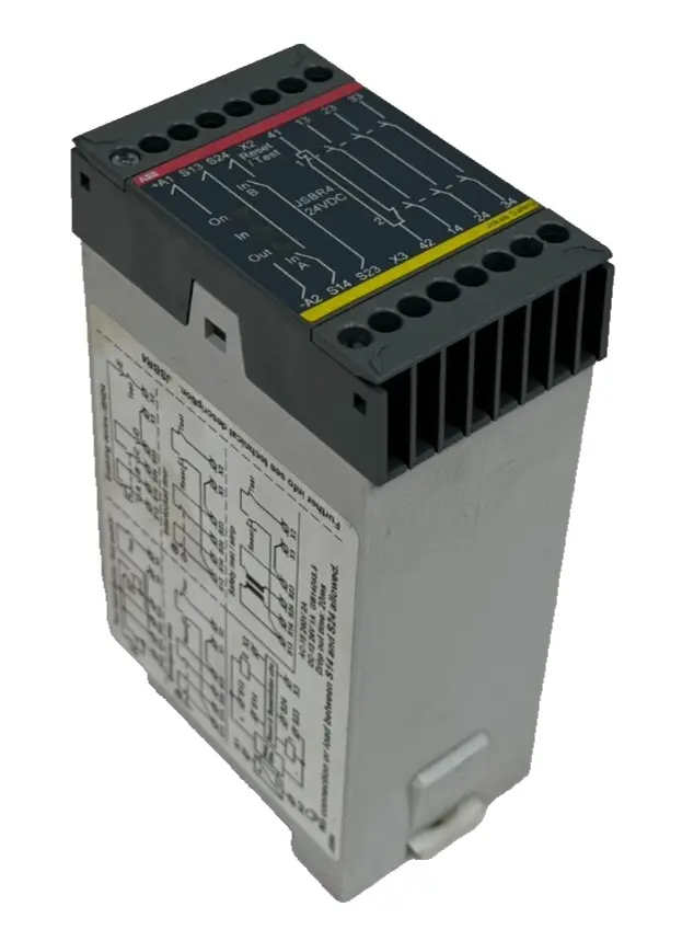 USED ABB JOKAB 2TLA010002R0000 SAFETY RELAY JSBR4 24VDC