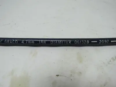 Graco 061328 239-069 4.7mm .188 Dia Nylon Hose 4100 PSI 1/4" Fittings