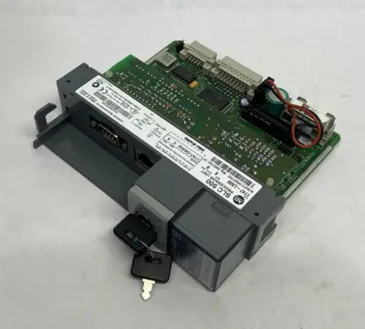USED ALLEN-BRADLEY SER. E REV. 8 SLC 500 CPU PROCESSOR UNIT W/ KEY NO DOOR