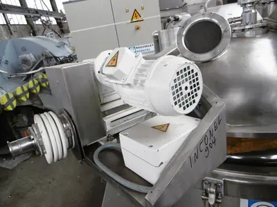 Rousselet Robatel DRC 100 Vx AV 2S mot vertical peeler centrifuge, 904L SS.