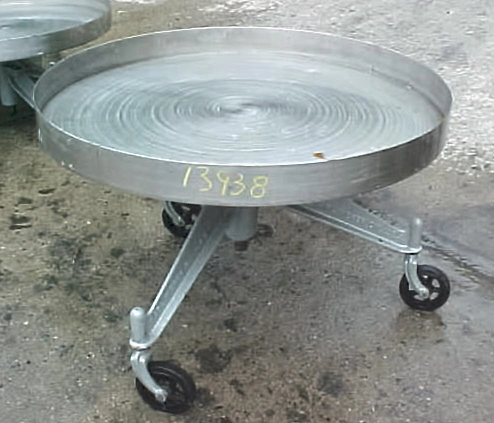 Used KARL KIEFER ROTARY LAZY SUSAN TYPE MANUAL TURNTABLE Accumulators New Jersey US | Champion Trading Corporation #423219