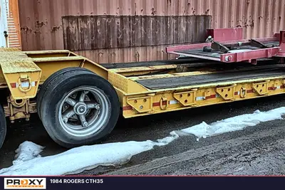 Used 1984 ROGERS CTH35 Lowboy Trailers New Jersey US | Proxy Equipment #1383072