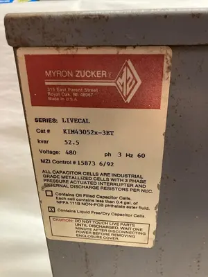USED MYRON ZUCKER KIM43052X-3ET