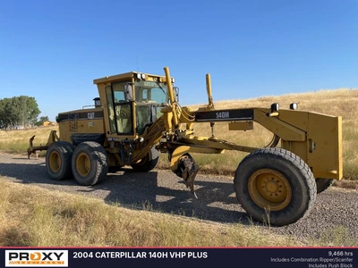 Used 2004 CATERPILLAR 140H VHP PLUS Motor Graders California US | Proxy Equipment #1383608