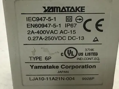 USED YAMATAKE LJA10-11A21N-003
