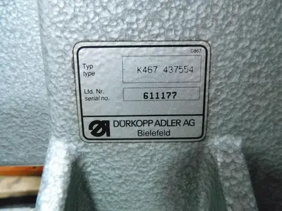 Used DURKOPP ADLER K396 K467 Sewing Equipment Texas US | Aucto #1461112