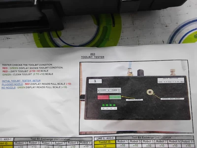USED AX3 TOOLBIT TESTER
