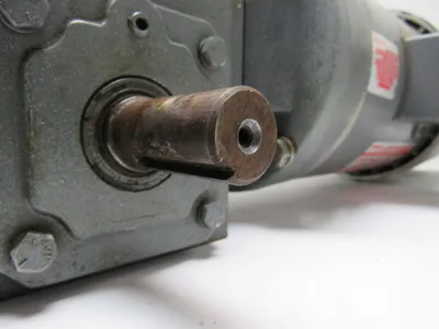 Dayton 4Z298B 10:1 R 1725 RPM 230/480V Gear Reducer Motor Brake 7/8" RH Shaft