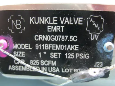 USED Kunkle 911BFEM01AKE