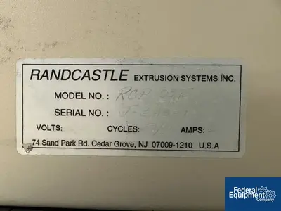 USED Randcastle .375" Randcastle Microtruder Extruder, Model RCP-0375