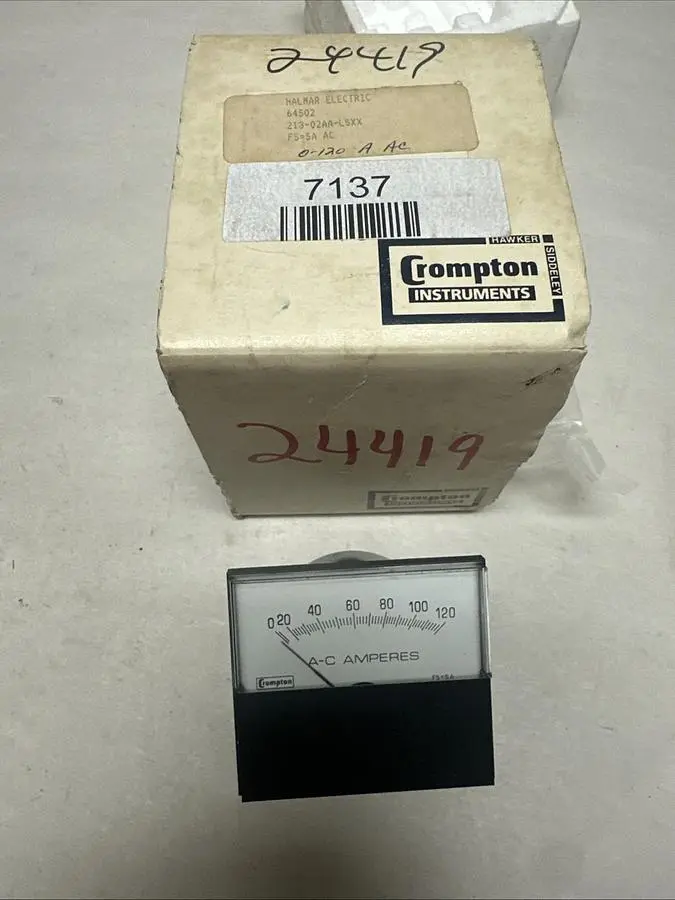 New | in-Stock CROMPTON 213-02AA-LSXX Meters - Misc | Surplus Asset Holdings #1206954