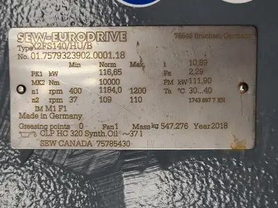 New | in-Stock 2018 SEW-EURODRIVE X2FS140/HU/B Gearboxes British Columbia CA | Lenmark #268260