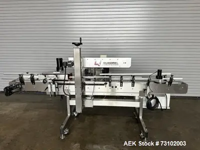 Used QUADREL ECONOLINE 4 PANEL WRAP Labelers Illinois US | Aaron Equipment #87183