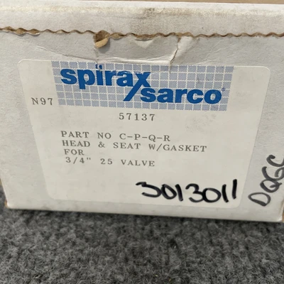 New | in-Stock Spirax Sarco 57137 Valves/Fittings California US | Davliegogo LLC #1729803