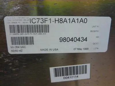 USED NEMATRON CORP IC73F1-H8A1A1A0