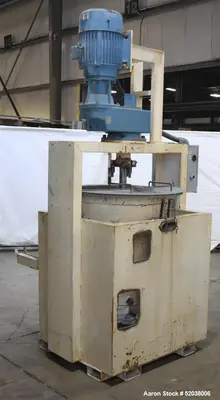 Used Attritor Mixer - 80 Gallon, 28.5” Dia x 29.5” Deep Vessel