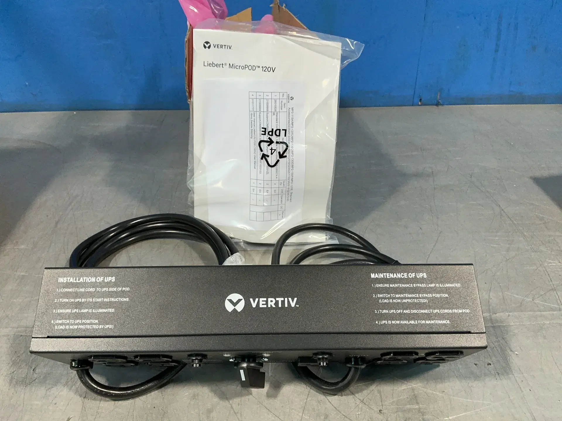 Used VERTIV MP2120C Uninterruptible Power Supplies Ohio US | HGR 24 #1463423