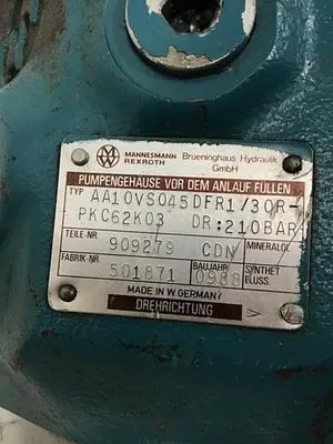 USED BRUENINGHAUS HYDRAULIK AA10VS045DFR1