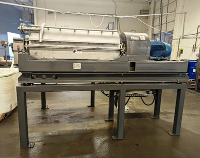 Sharples P3400 sanitary decanter centrifuge, 316SS.