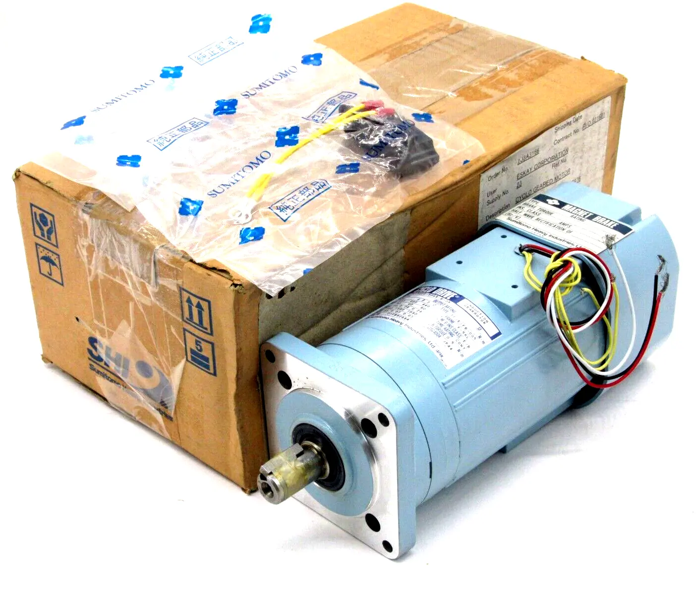 NEW SUMITOMO INDUSTRIES CNVM009-5065-B-35 INDUCTIOIN GEARMOTOR CNVM0095065B35