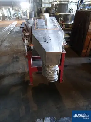 USED Martin Engineering 16" x 28" MARTIN ENGINEERING VIBRO SCREENER, SS, SINGLE DECK