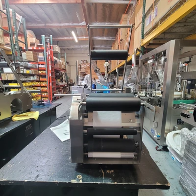 Round Label Machine Semi Auto Table Top Rental