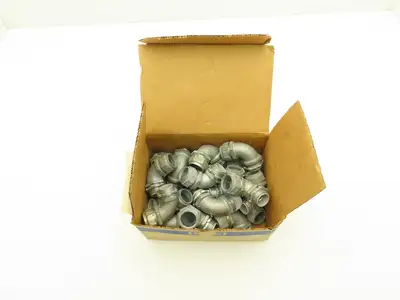 Efcor 3/4" 90° Elbow EMT Metallic Conduit Connector Fitting  Box of 25