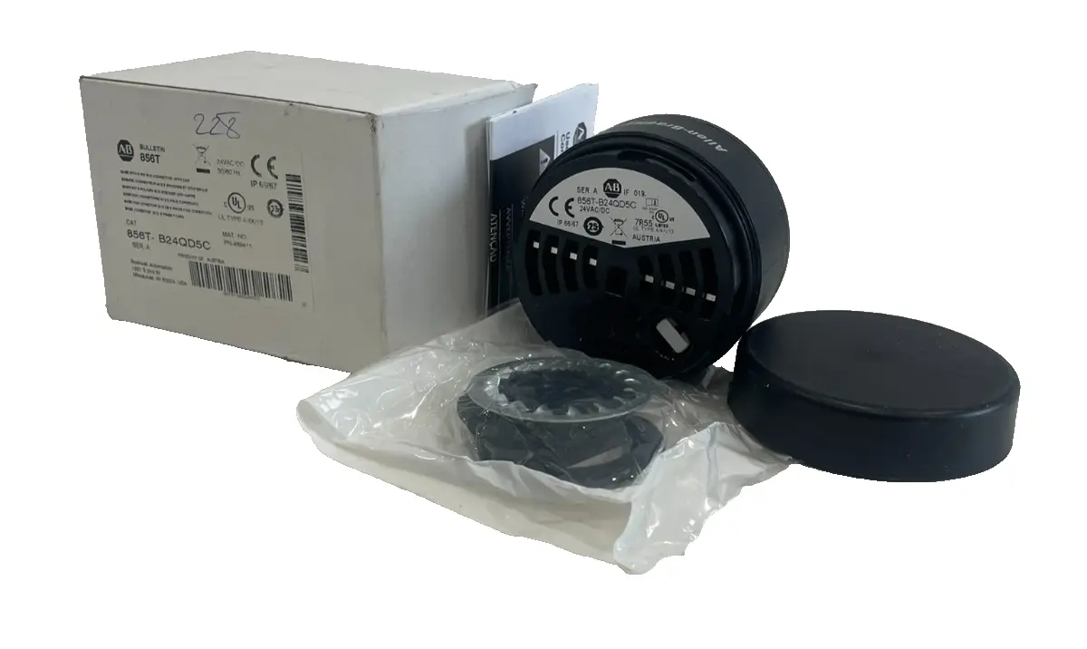 ALLEN BRADLEY 856T-B24QD5C MOUNTING BASE SER. A 856TB24QD5C NEW, SURPLUS