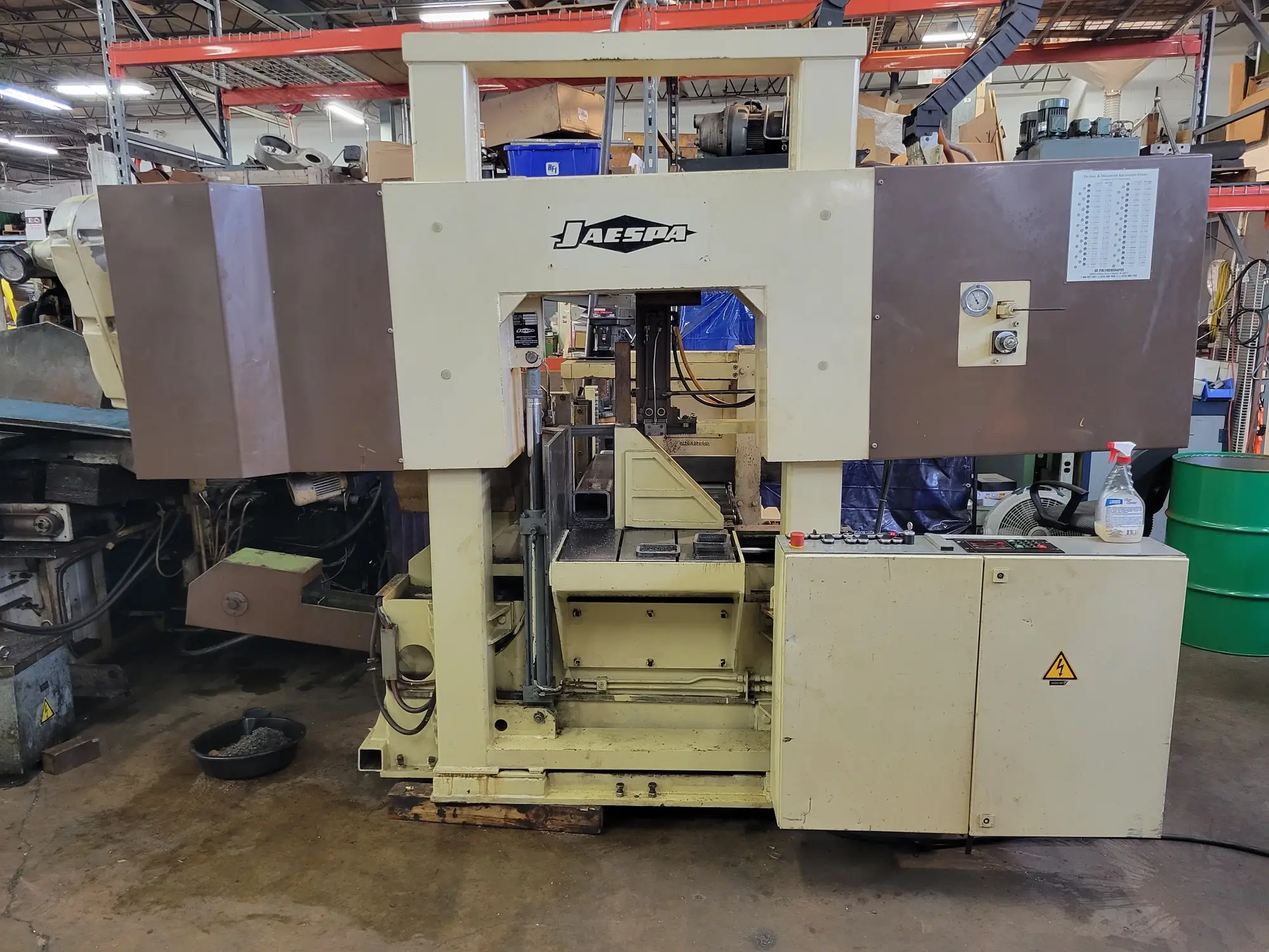 Used 2000 JAESPA W420-AZ/P Horizontal Dual Column Band Saws Illinois US | Aucto #1421914