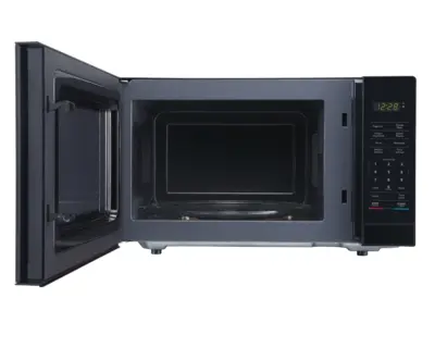 Magic Chef 1.1 CU. FT. COUNTERTOP COOKING, IN BLACK WITH GRAY CAVITY