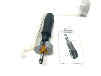 New | in-Stock CHECKLINE ADJUSTABLE TORQUE SCREWDRIVER 1/4" 10-50 IN/LB Air Tools, DC Electrical Tools & Accessories | Maverick Industrial Sales #1113392