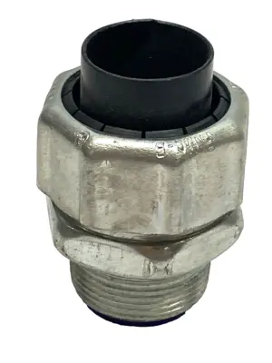 New | in-Stock Thomas & Betts Steel Liquidtight Conduit Connector NO LOCK NUT Electrical Fittings Michigan US | Maverick Industrial Sales #1398384