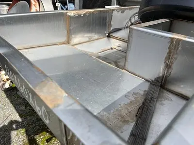 Screen, Vibratory, 17" x 98", S/st, 1 HP, Ball Cleaning #S744031
