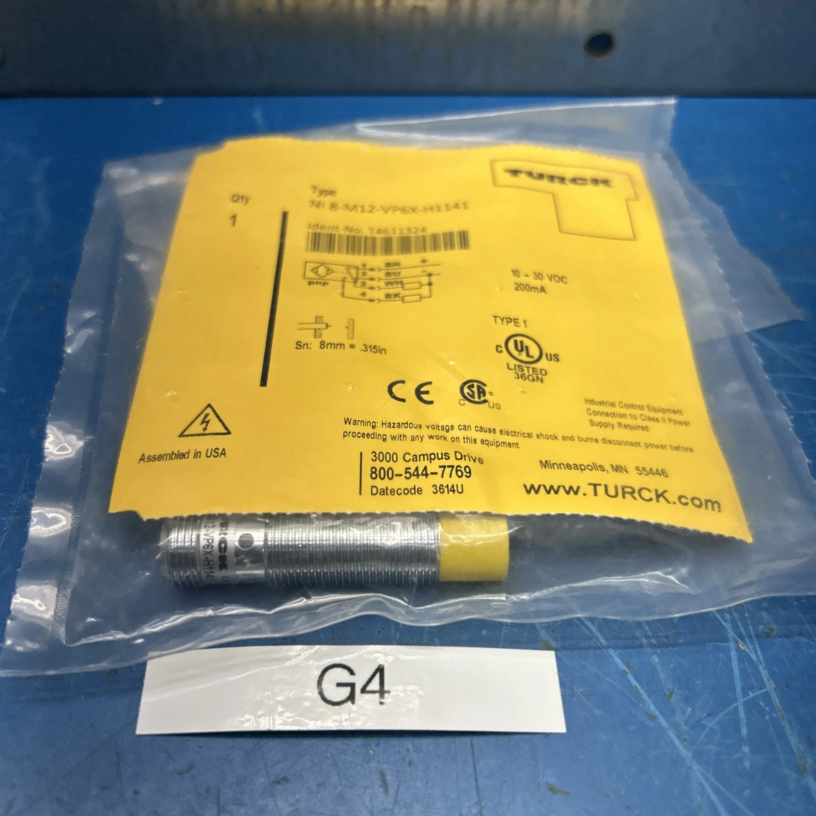 NEW Turck NI8-M12-VP6X-H1141