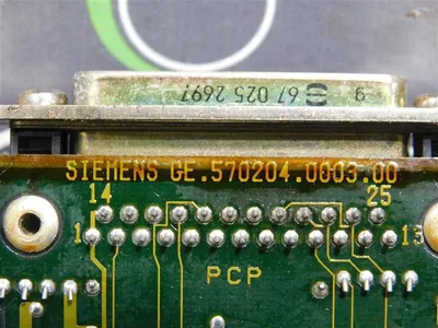 Siemens 570 204 9202 Interface Module Rev.: F00 Damaged Tab See Pictures Used