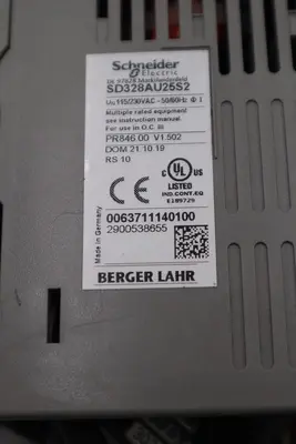 Berger Lahr SD328AU25S2 Driver STOCK B-684