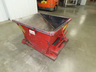 McCullough Wright Self Dumping Hopper 1/4" Yard 4000lb 2 Ton 7 Gauge Bin